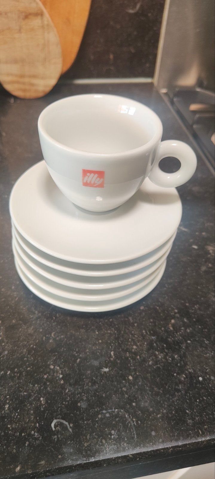 5 originele Illy schoteltjes, Gebruikt, Verzenden, Overige stijlen, Illy
