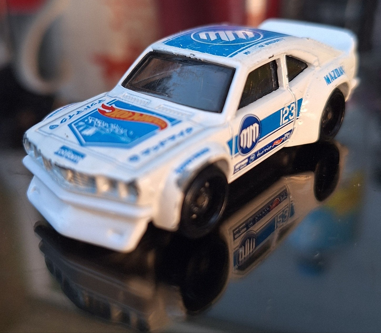 Hotwheels mazda rx 3, Ophalen of Verzenden, Zo goed als nieuw, Auto