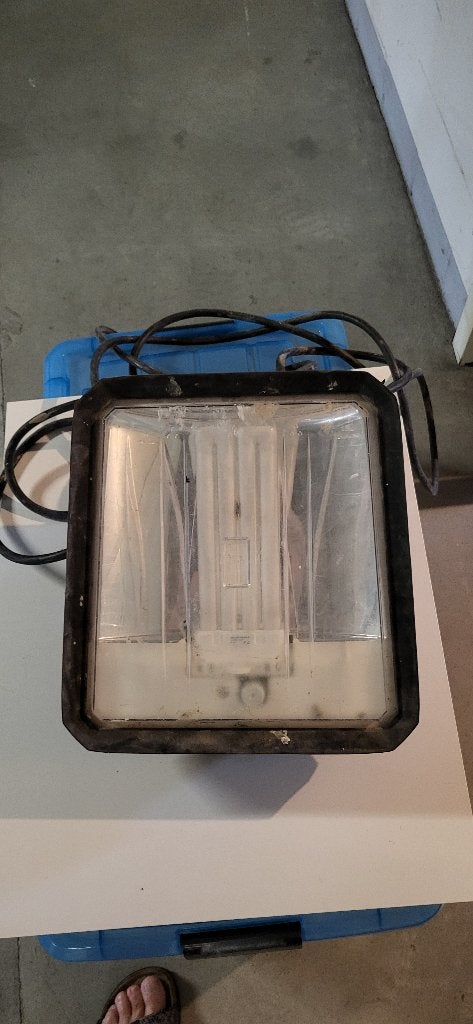 Bouwlamp Gladiator, Ophalen, Gebruikt, Minder dan 50 watt, Lamp