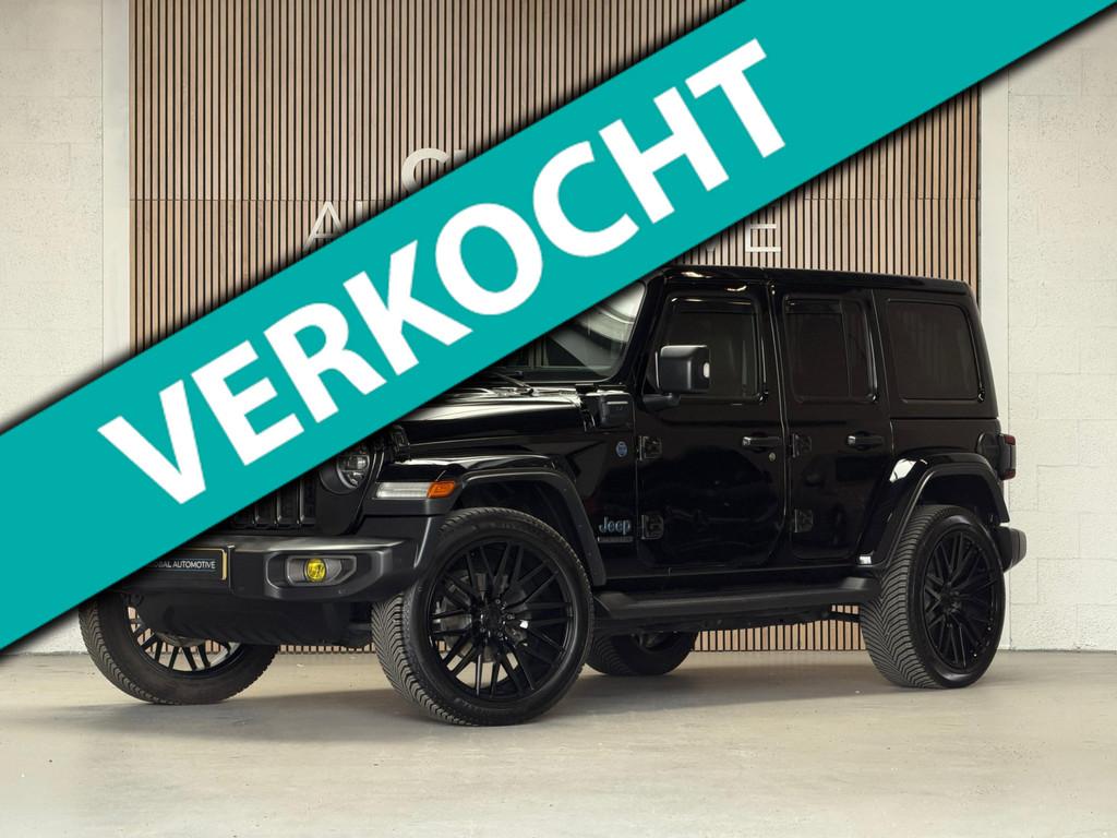 Jeep Wrangler Unlimited 4xe 380 80th Anniversary - 23 INCH -, Auto's, Jeep, Automaat, 4 cilinders, Cabriolet, Vierwielaandrijving