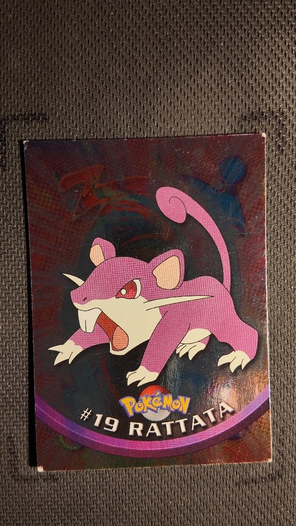 rattata holo 19 topps | Pokemon kaart, Ophalen, Zo goed als nieuw, Losse kaart, Foil
