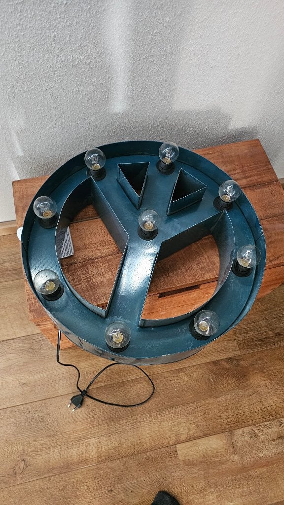 Retro lamp, Ophalen, Gebruikt, Metaal, E14 (klein)