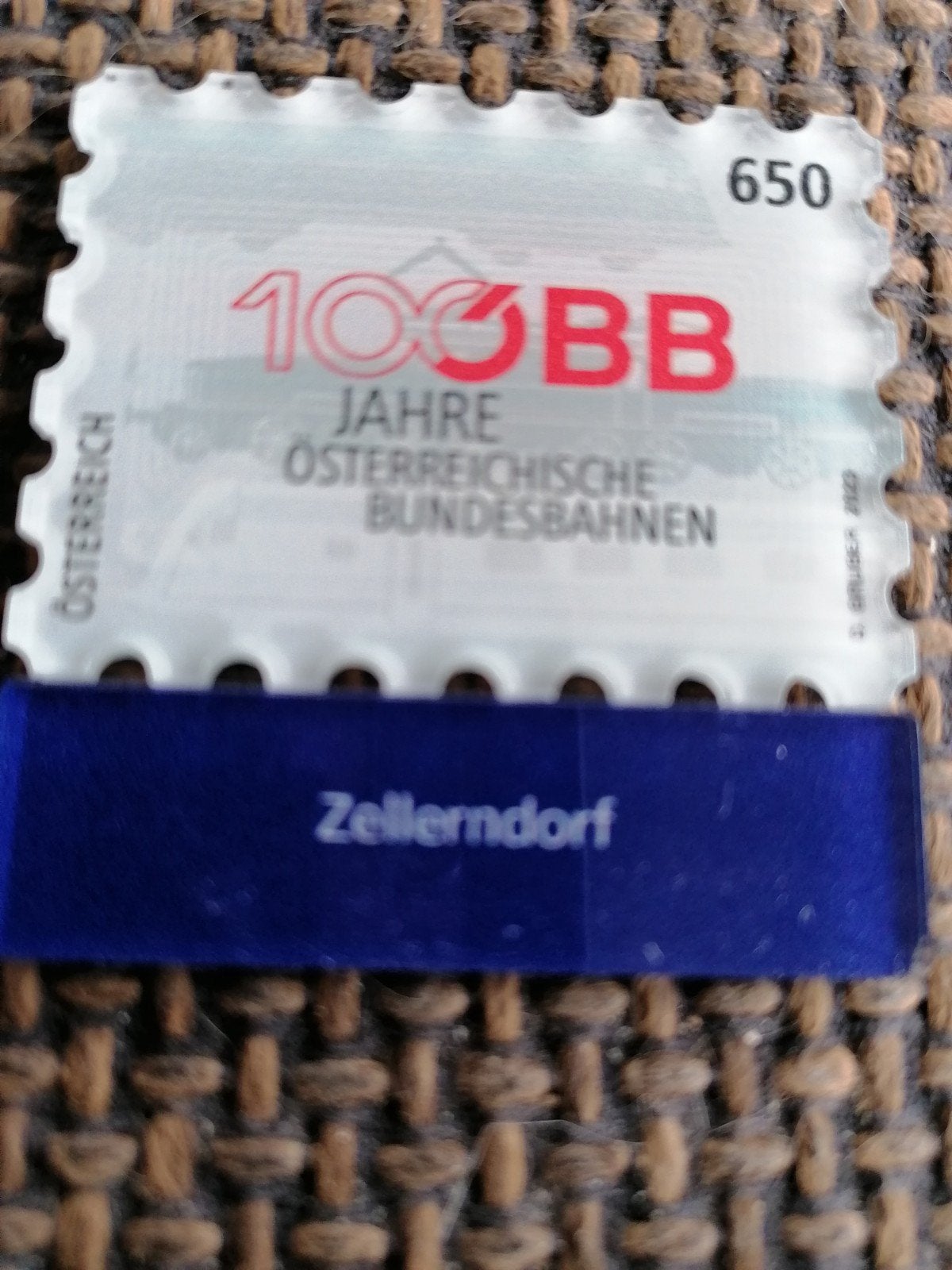 Oostenrijkse postzegel 100 jaar ÖBB met chip, Postzegels en Munten, Postzegels | Europa | Oostenrijk, Ophalen of Verzenden