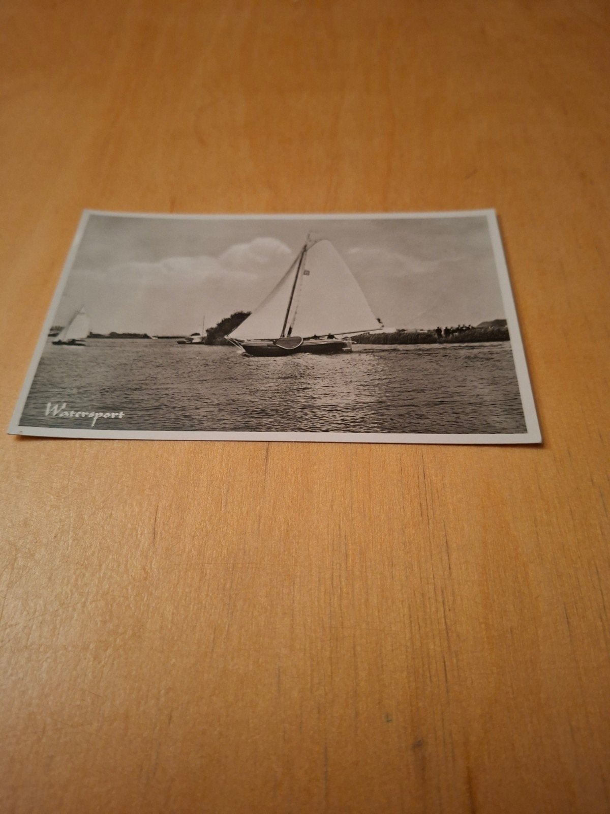 leek  Leekstermeer - Watersport, Verzamelen, Ophalen of Verzenden, 1940 tot 1960, Gelopen, Groningen
