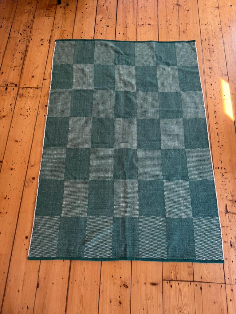 HAY Check Rug – 140x200cm, Huis en Inrichting, Stoffering | Tapijten en Kleden, Ophalen, 100 tot 150 cm, Zo goed als nieuw, 150 tot 200 cm