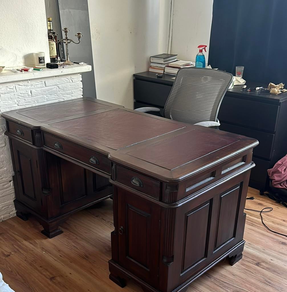 Engels/chesterfield bureau, Antiek en Kunst, Ophalen