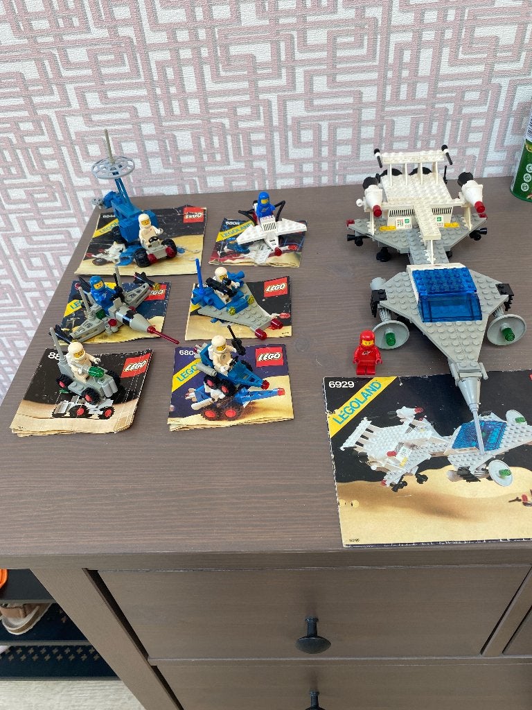 7!Lego Space sets jaren ‘80 (compleet), Kinderen en Baby's, Speelgoed | Duplo en Lego, Ophalen, Gebruikt, Lego, Compleet