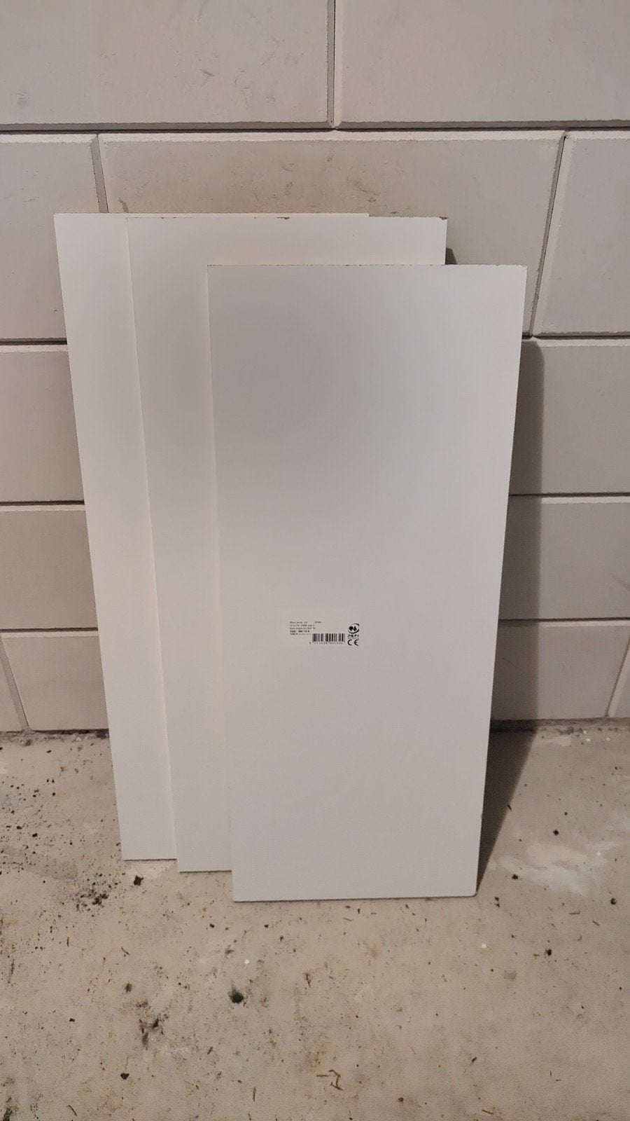 Witte planken- Nieuw en ongebruikt, Ophalen, Nieuw, HPL, 20 tot 50 mm