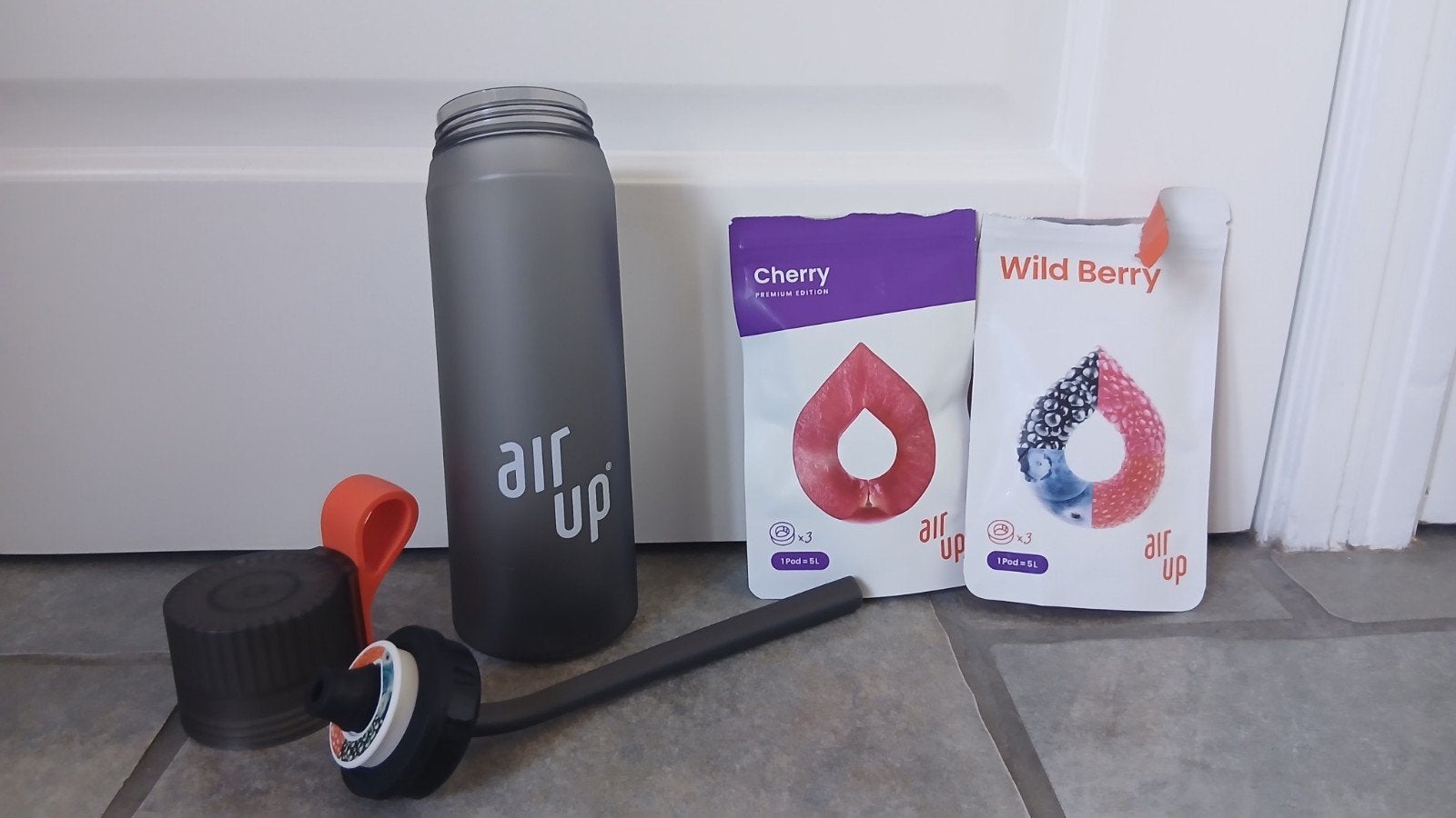 Air up drinkfles - 650 ml - 4 pods, Ophalen of Verzenden, Zo goed als nieuw