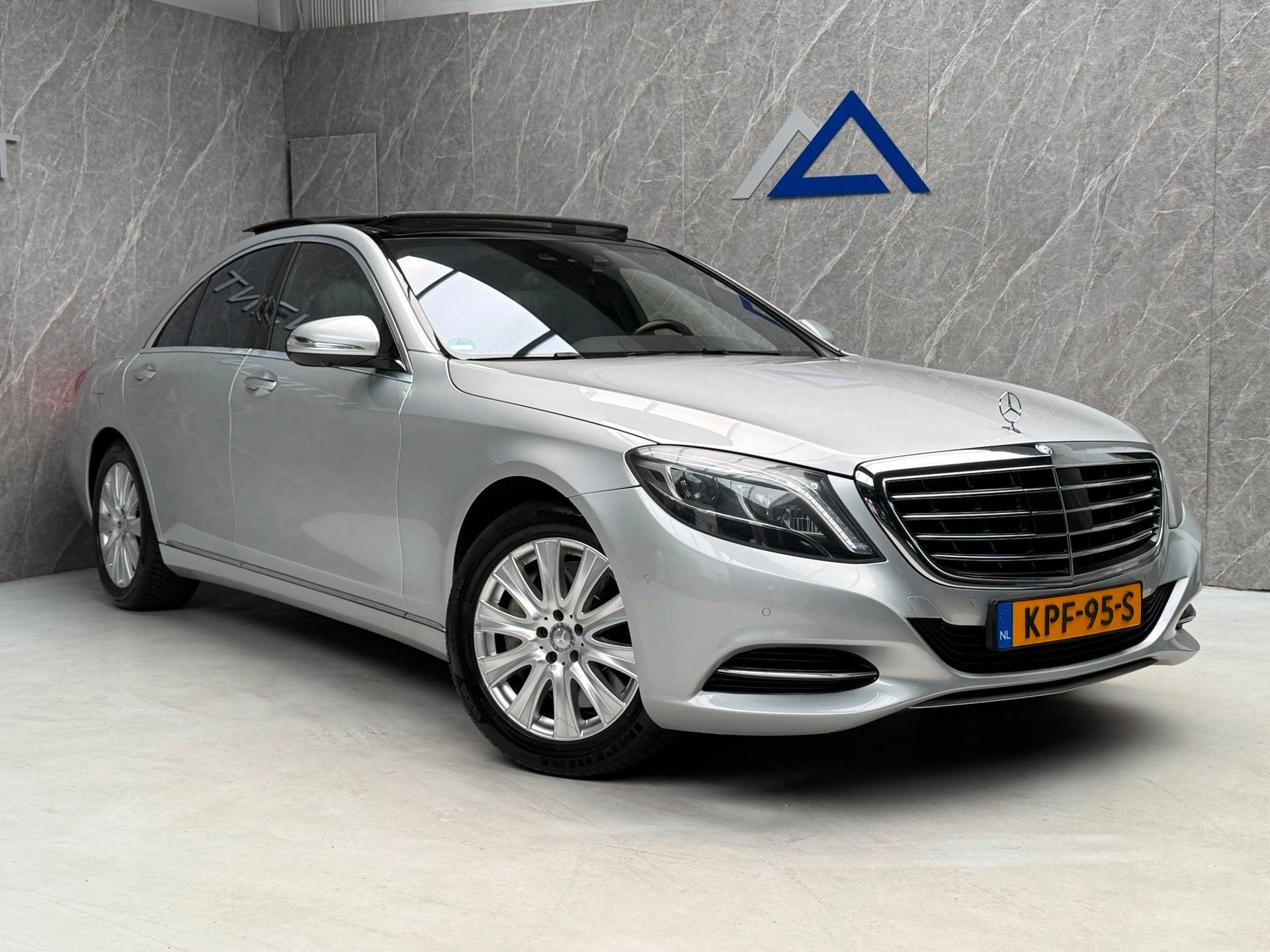 Mercedes-Benz S-klasse 500 4Matic 456 PK / Dealer Onderhoude, Gebruikt, Bedrijf, Vierwielaandrijving, Elektronische parkeerrem