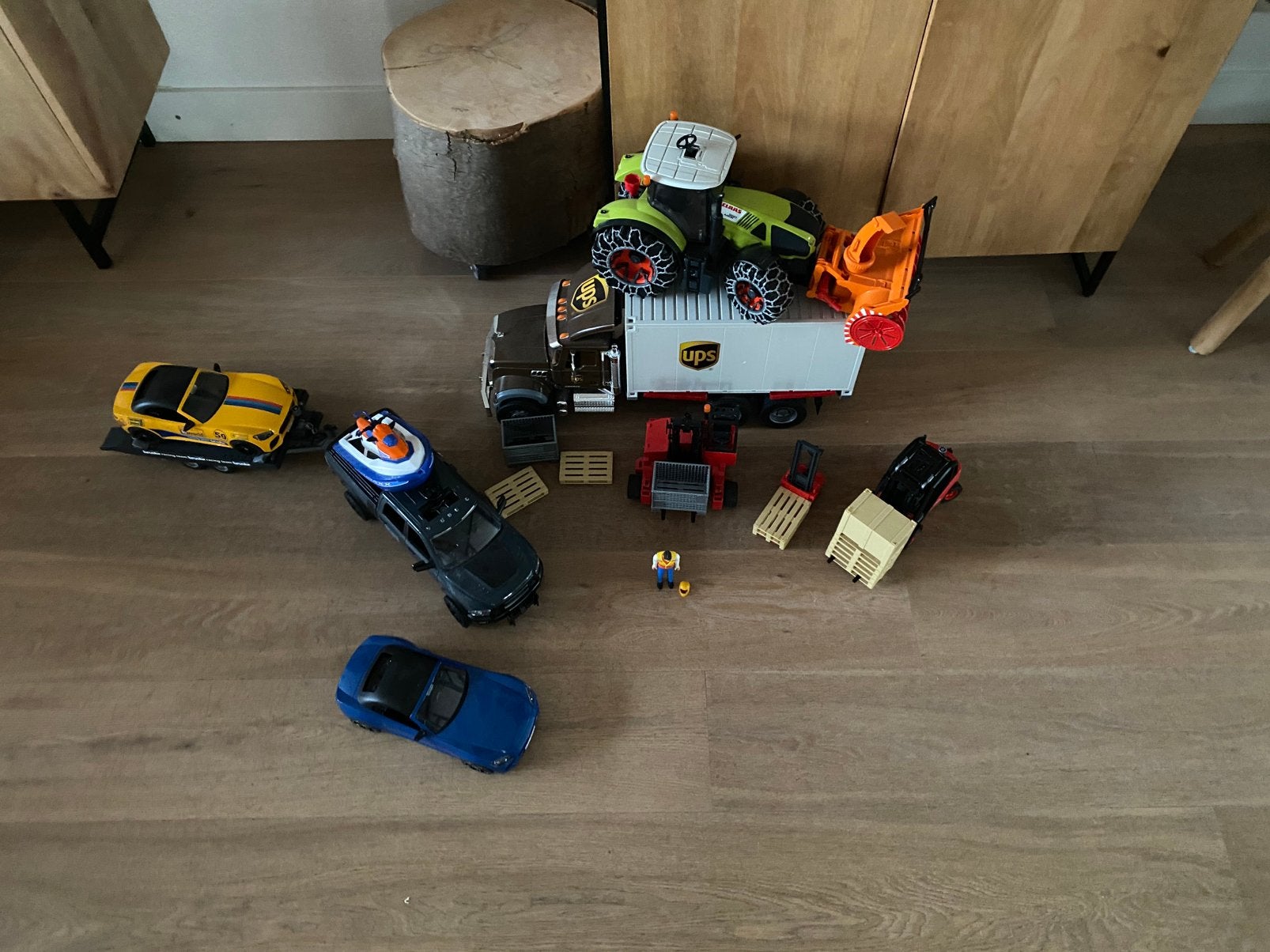 Bruder set, Ophalen, Gebruikt