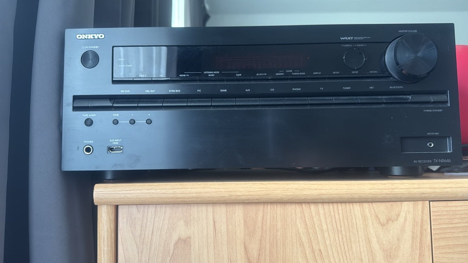 Onkyo TX-NR646 AV Receiver - Gebruikt, Ophalen, 60 tot 120 watt, Onkyo, Gebruikt
