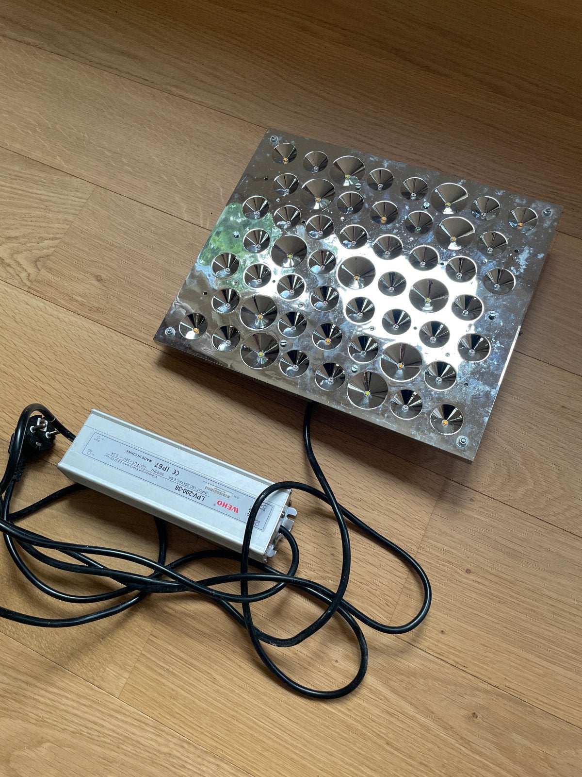 HP180 Groeilamp Volledig Spectrum LED met Voeding, Ophalen, Gebruikt, Kweeklamp