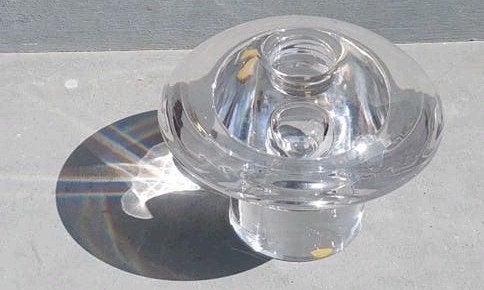Vintage zware design kandelaar, Antiek en Kunst, Ophalen of Verzenden