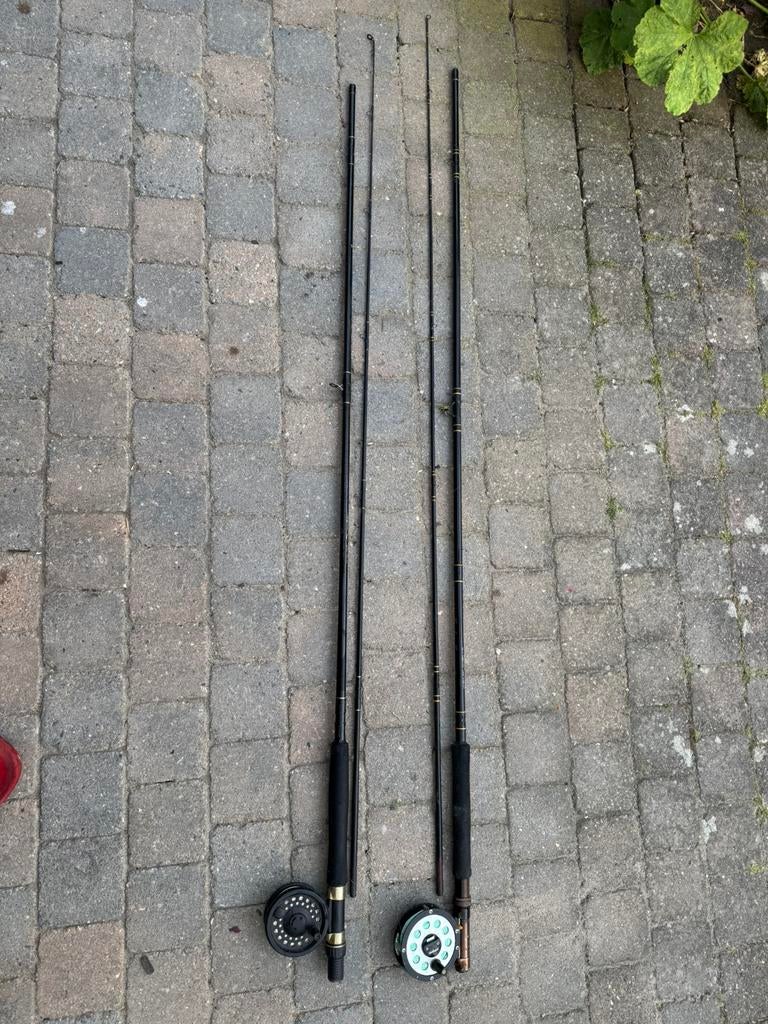 Vliegvis hengels, Ophalen of Verzenden, Zo goed als nieuw, Werphengel