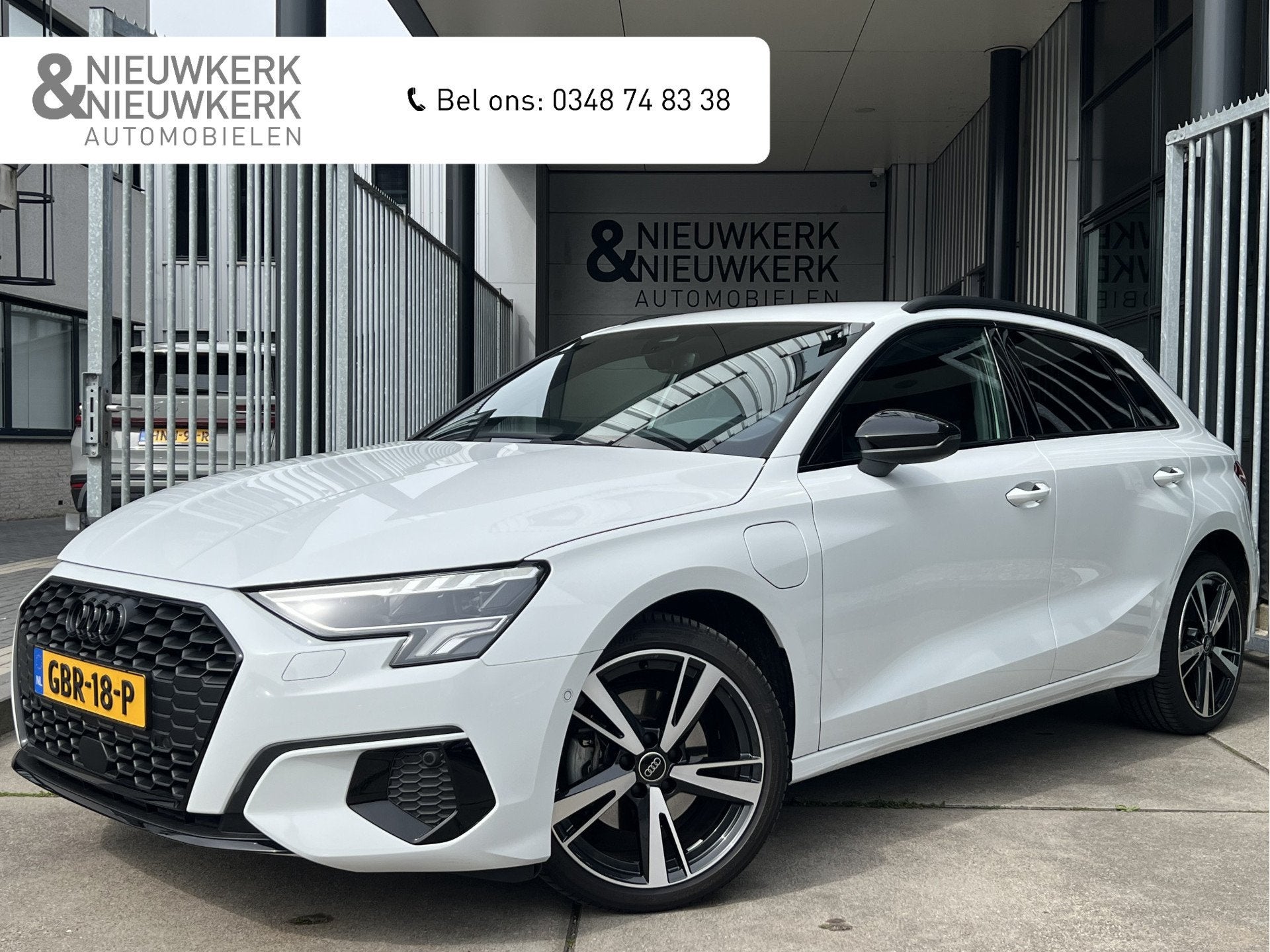 Audi A3 Sportback 40 TFSI e Advanced Edition Hybrid | LEDER, 1525 kg, Gebruikt, 4 cilinders, Wit