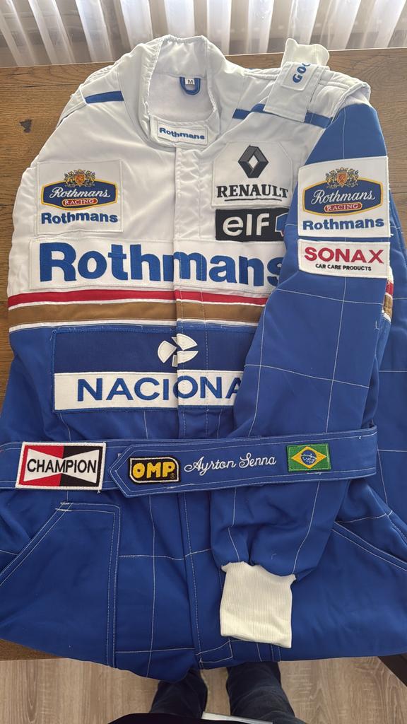Racepak Ayrton Senna, Verzamelen, Automerken, Motoren en Formule 1, Ophalen, Nieuw, Formule 1