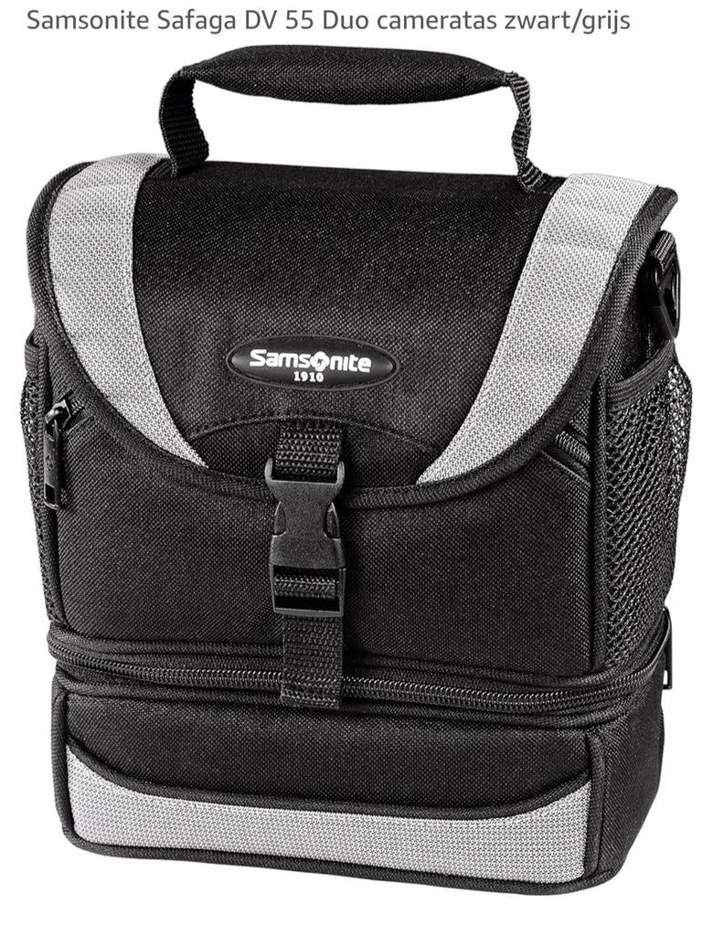 Nieuw Samsonite Safaga DV 55 Duo cameratas in zwart en grijs, Audio, Tv en Foto, Fotografie | Fototassen, Ophalen of Verzenden