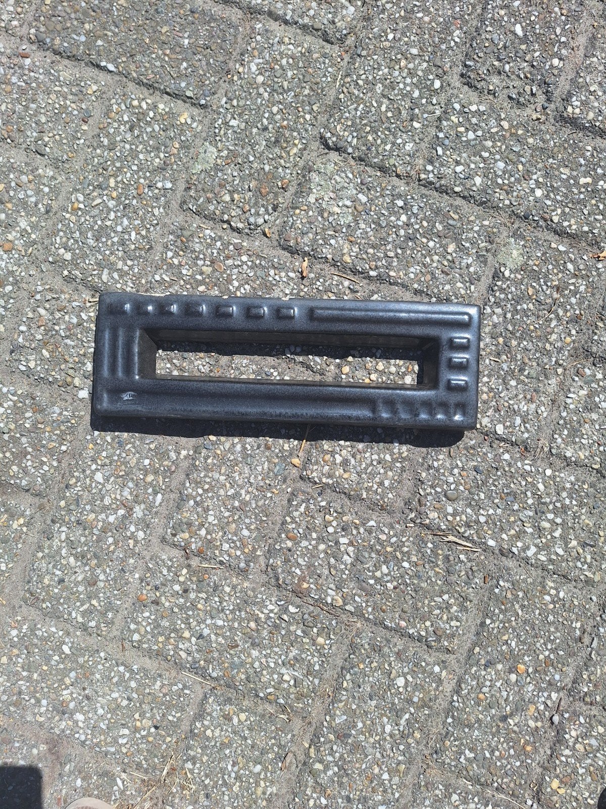 Inbouw brievenbus voor metselwerk, Tuin en Terras, Ophalen, Overige materialen, Gebruikt, Brievenbusklep