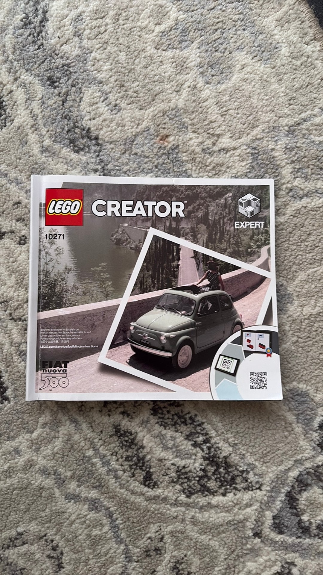 LEGO Creator Expert Fiat 500 set, Ophalen of Verzenden