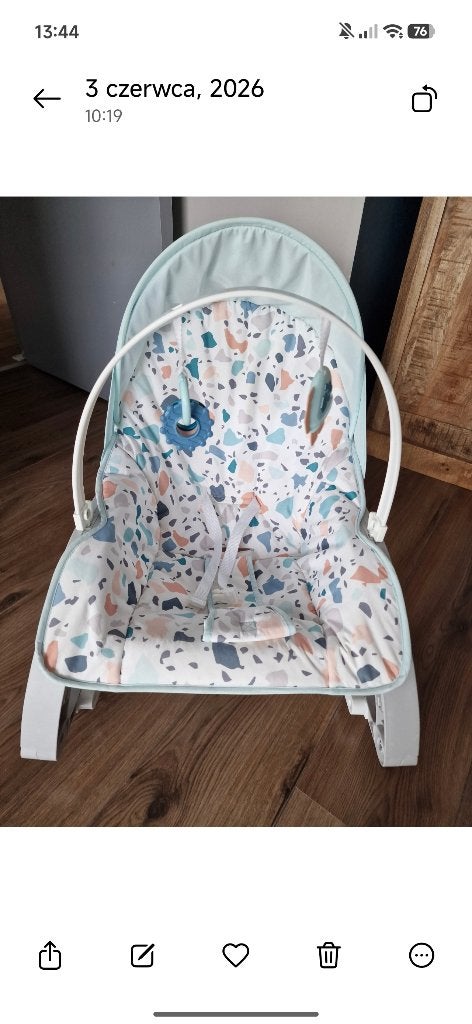 Baby schommelstoeltje Fisher Price, Kinderen en Baby's, Wipstoeltjes, Fisher-Price, Verzenden, Schommelstoel, Met gordel(s) of riempje(s)