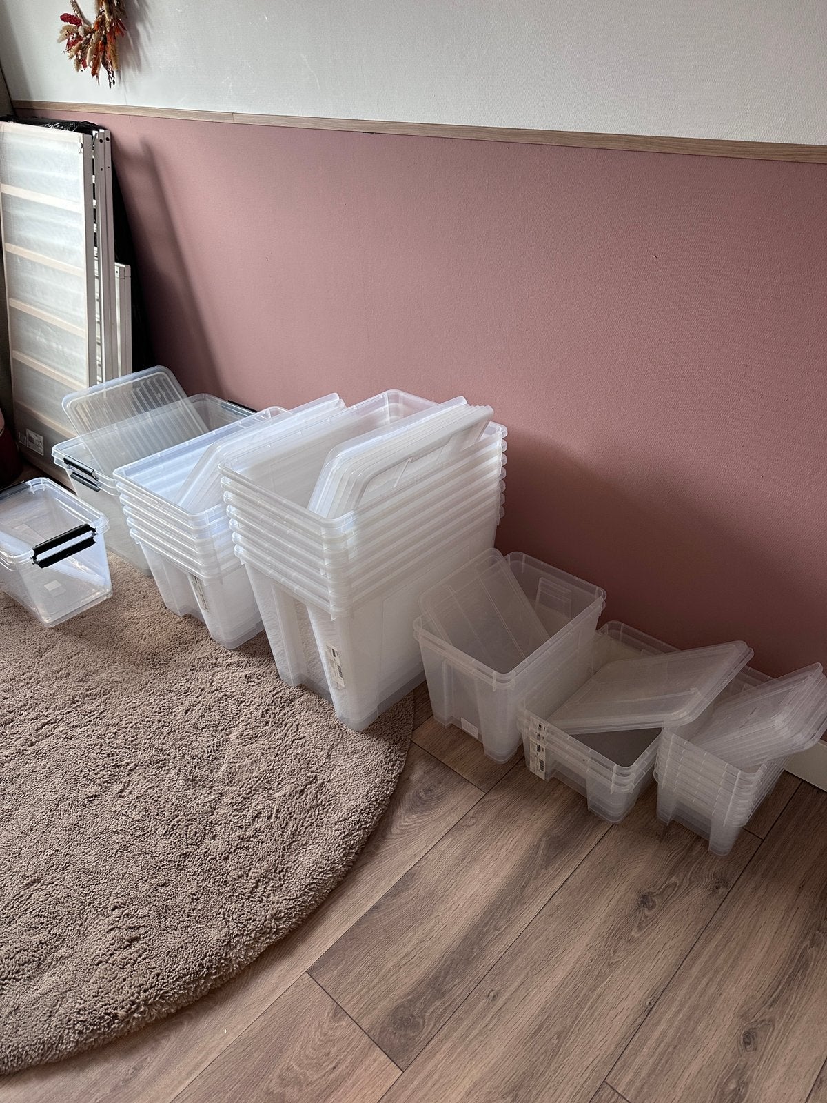 28x Opbergboxen met deksel (IKEA SAMLA)– ZGAN! (Nw. €250), Ophalen, Zo goed als nieuw, Kunststof, Minder dan 50 cm