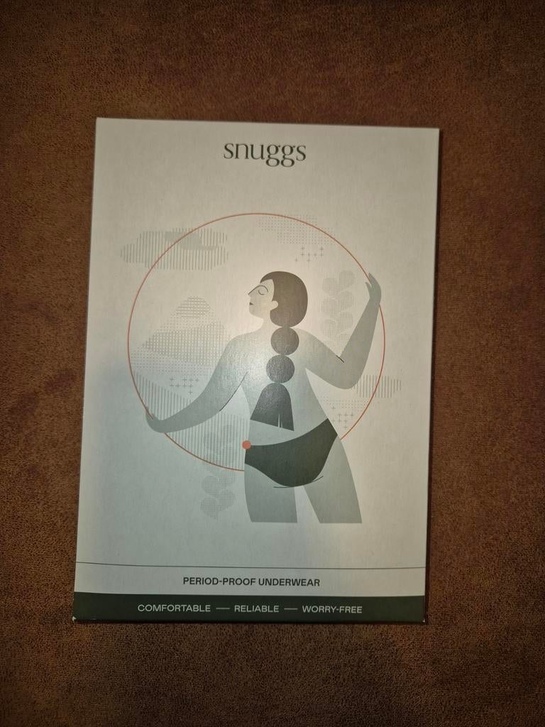Snuggs Classic Menstruatie ondergoed - maat L, Ophalen of Verzenden, Zwart, Slip