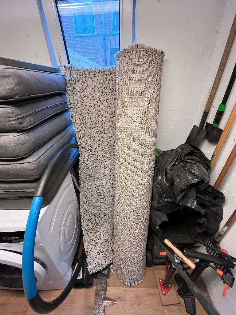 IKEA vloerkleed (160x230cm), Ophalen, Gebruikt, Blauw, 150 tot 200 cm