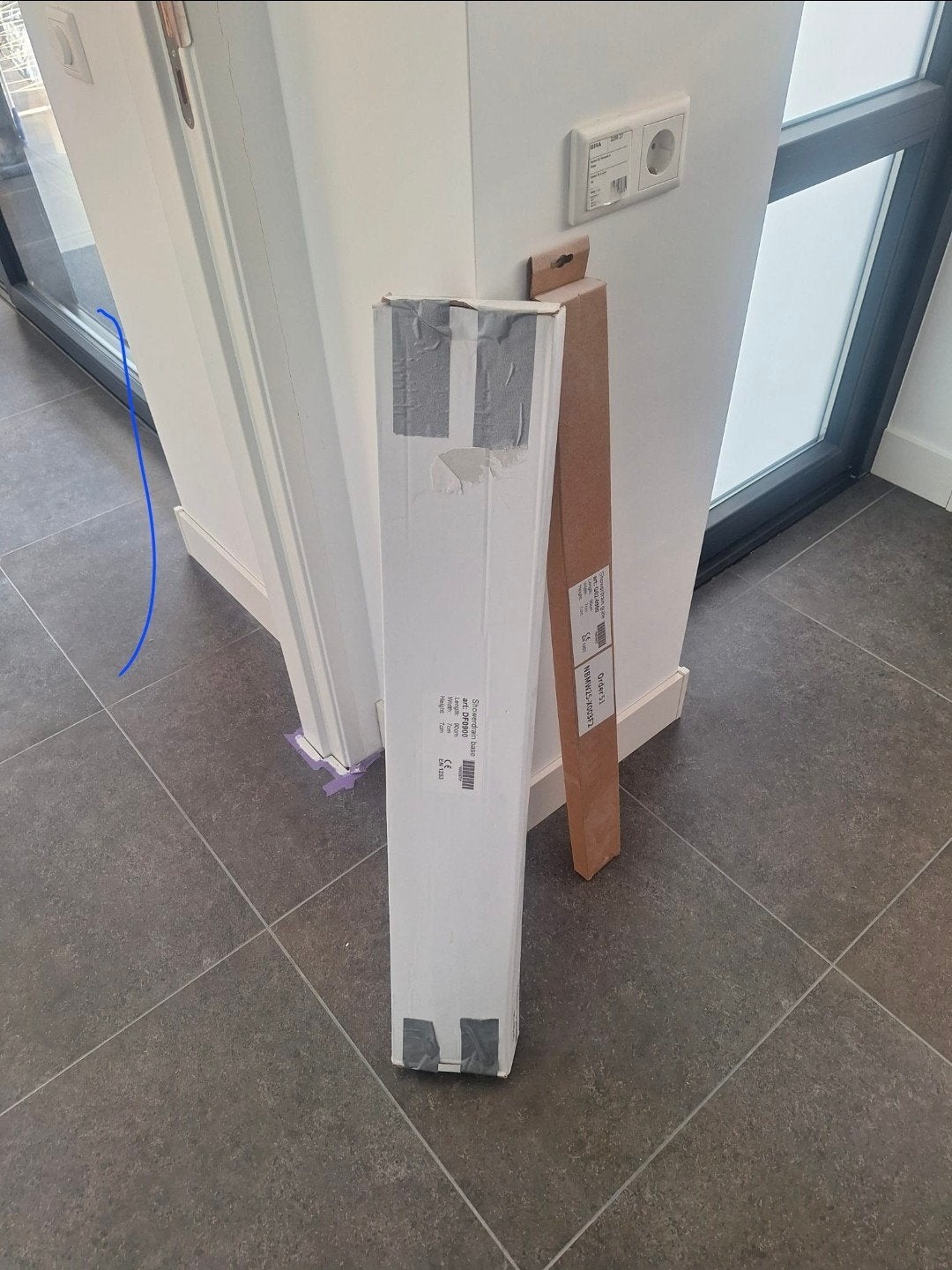 NIEUWE Douchegoot 90 cm - RVS / Tegel inleg, Ophalen of Verzenden