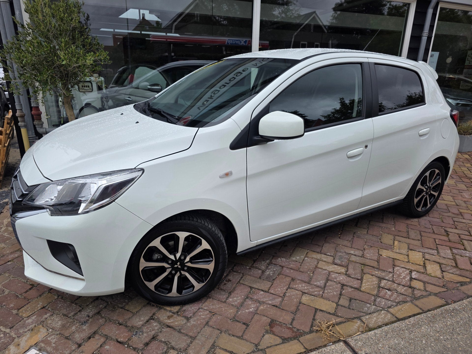 Mitsubishi Space Star 1.2 Novaautomaat,mooie auto,lage km st, Auto's, Gebruikt, Wit, Bedrijf, Hatchback