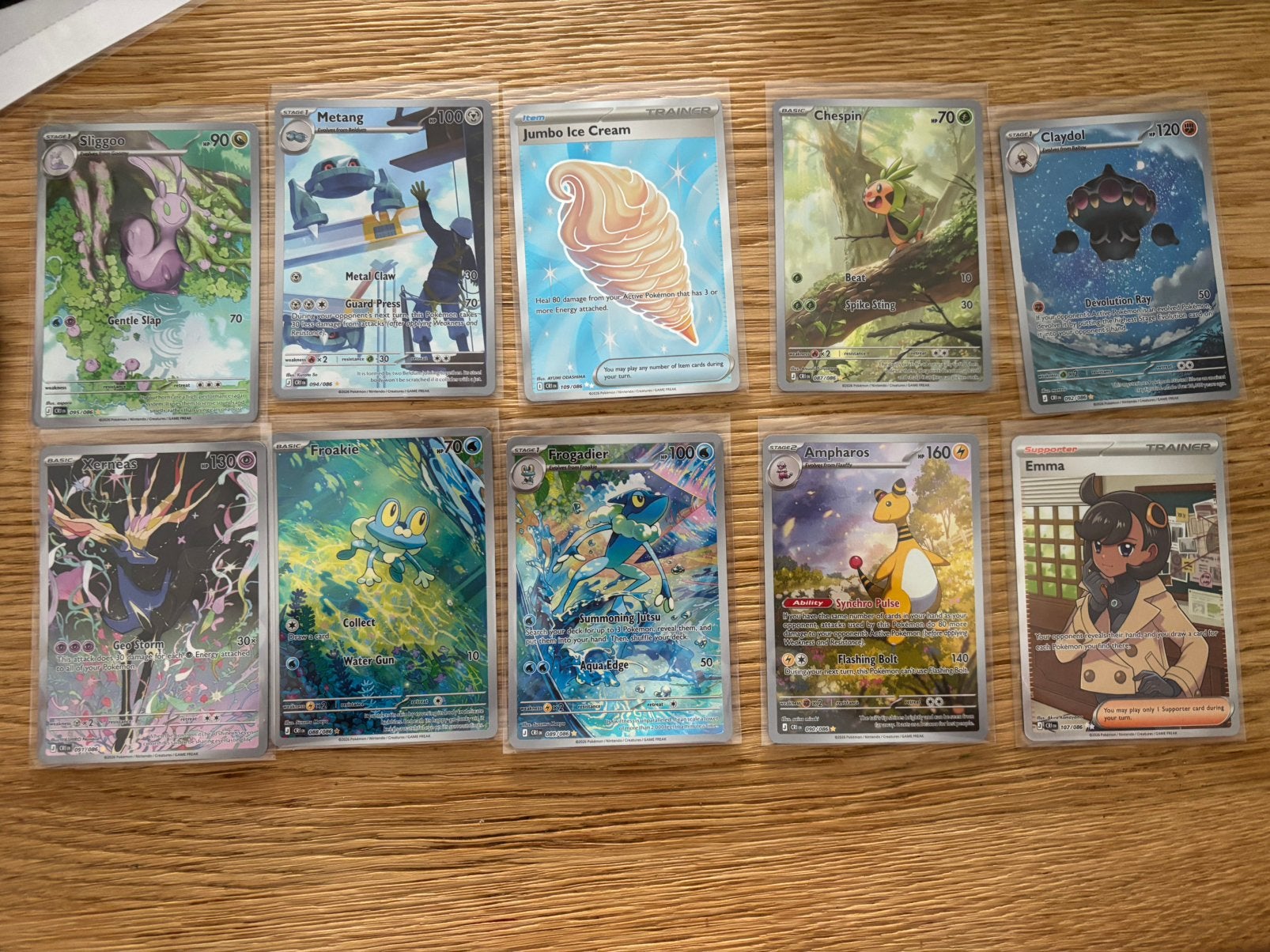 Pokemon tcg chaos rising hitjes, Ophalen of Verzenden, Zo goed als nieuw, Meerdere kaarten
