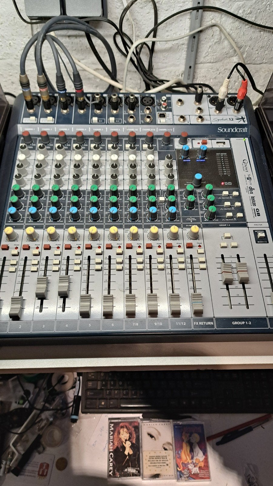 Soundcraft Signature 12 Mixer - Zo goed als nieuw, Muziek en Instrumenten, Ophalen, Zo goed als nieuw, 10 tot 20 kanalen, Microfooningang