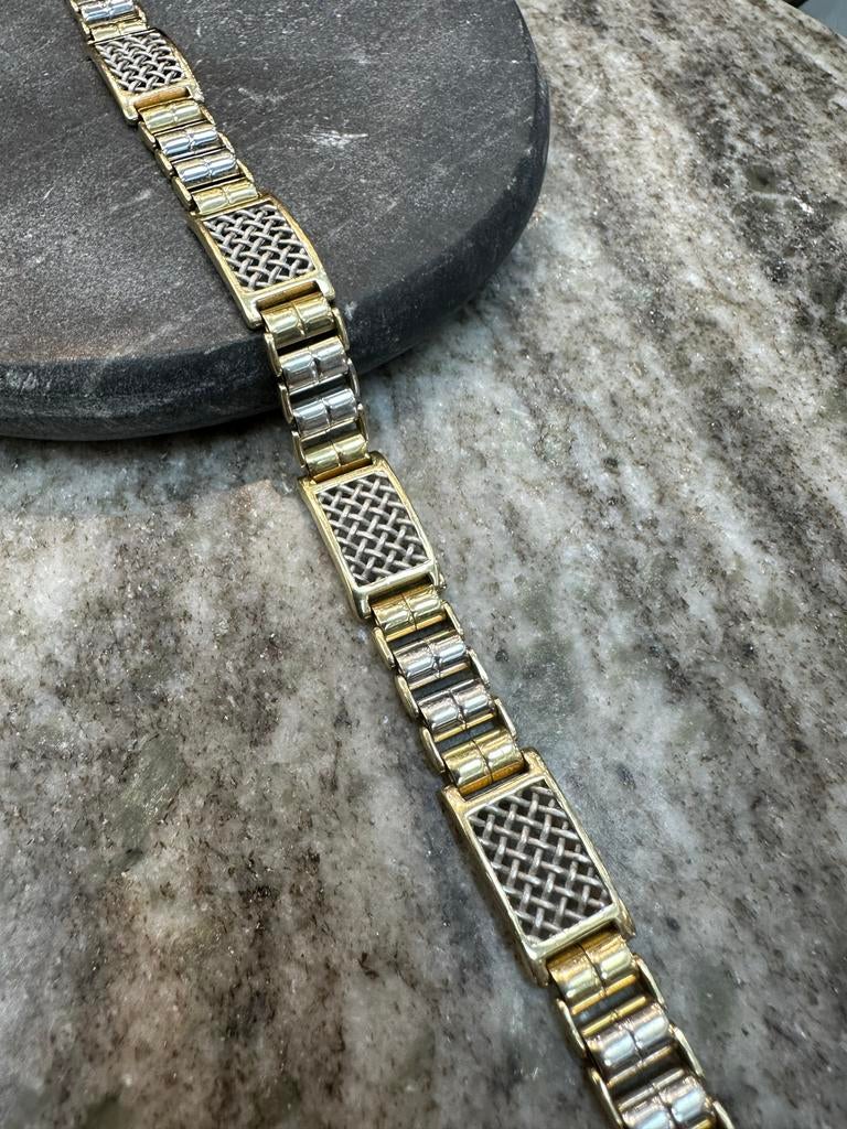 Prachtige 14k Gouden Unieke Armband, Ophalen of Verzenden, Nieuw, Goud
