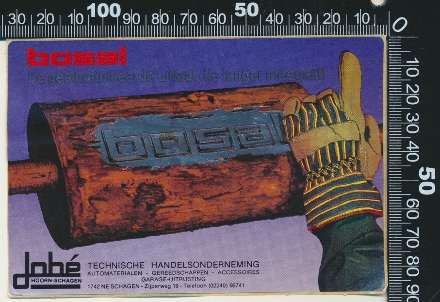 Sticker: Jobe Technische Handelsonderneming - Schagen, Verzamelen, Verzenden, Zo goed als nieuw, Bedrijf of Vereniging