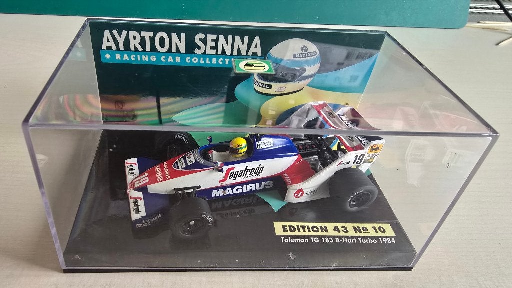 Ayrton Senna - Toleman TG 183 B-Hart Turbo, Ophalen of Verzenden, Zo goed als nieuw, Auto, Overige merken