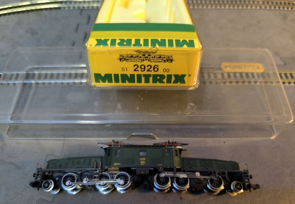 Minitrix 2926 krokodil, Hobby en Vrije tijd, Modeltreinen | N-Spoor, Overige merken, Ophalen of Verzenden, Zo goed als nieuw, Analoog