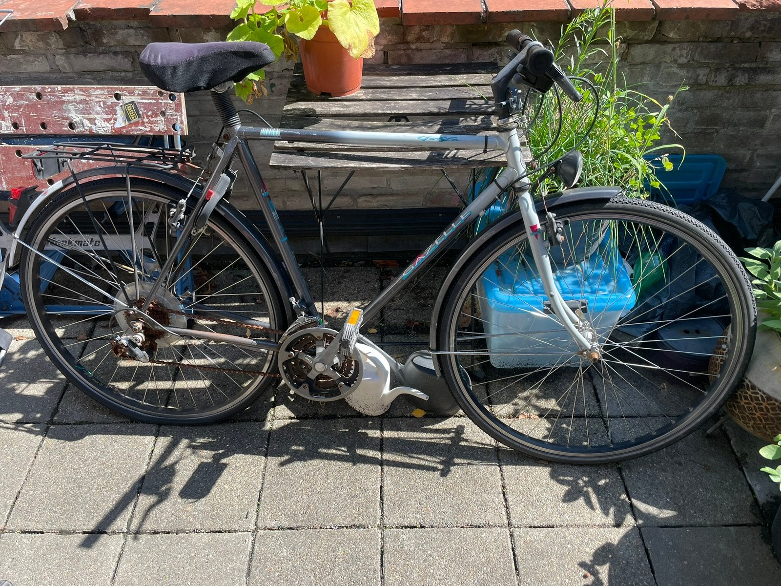 Gazelle Hybride Fiets - Shimano 7 Versnellingen, Ophalen, Gebruikt, Gazelle, Versnellingen