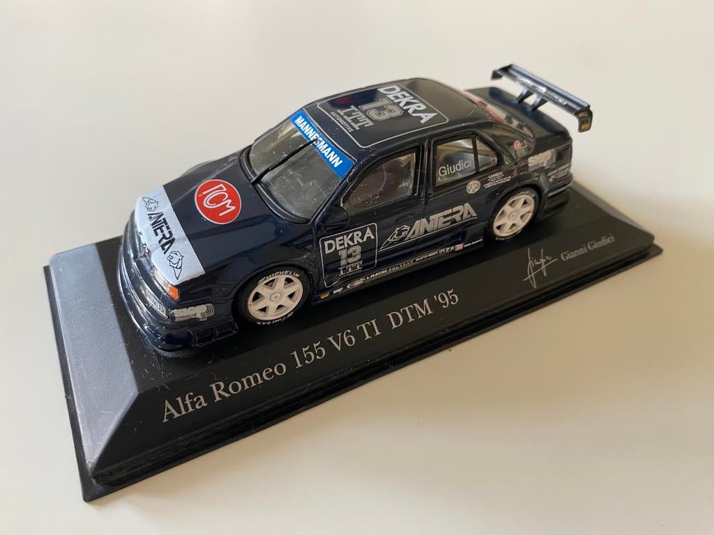 Alfa Romeo 155V6 TI DTM ‘95  G.Giudici, Ophalen of Verzenden, Zo goed als nieuw, Auto, MiniChamps