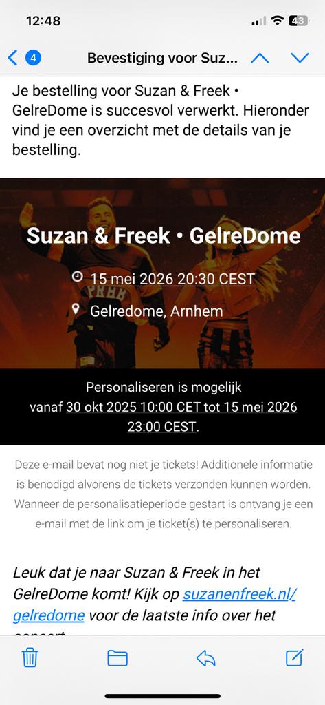 2 zitplaatsen zilver Suzan & Freek 15 mei, Twee personen
