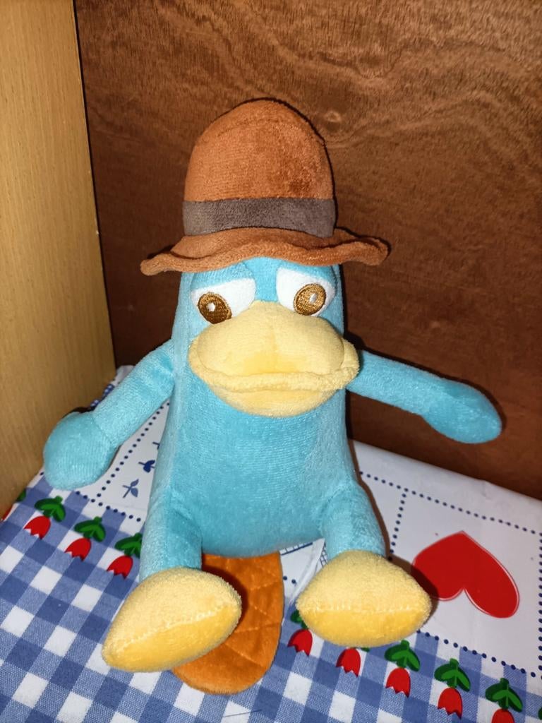 Perry het vogelbekdier knuffel 22 cm groot, Ophalen of Verzenden, Zo goed als nieuw, Overige typen