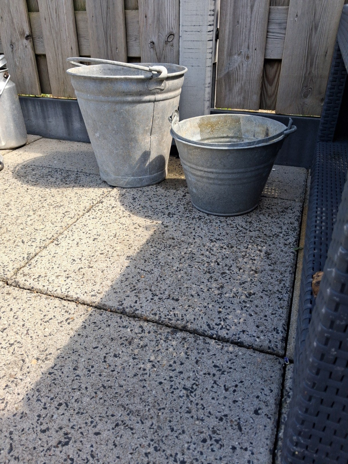 2 zinken emmers., Huis en Inrichting, Emmers, Ophalen, Kunststof