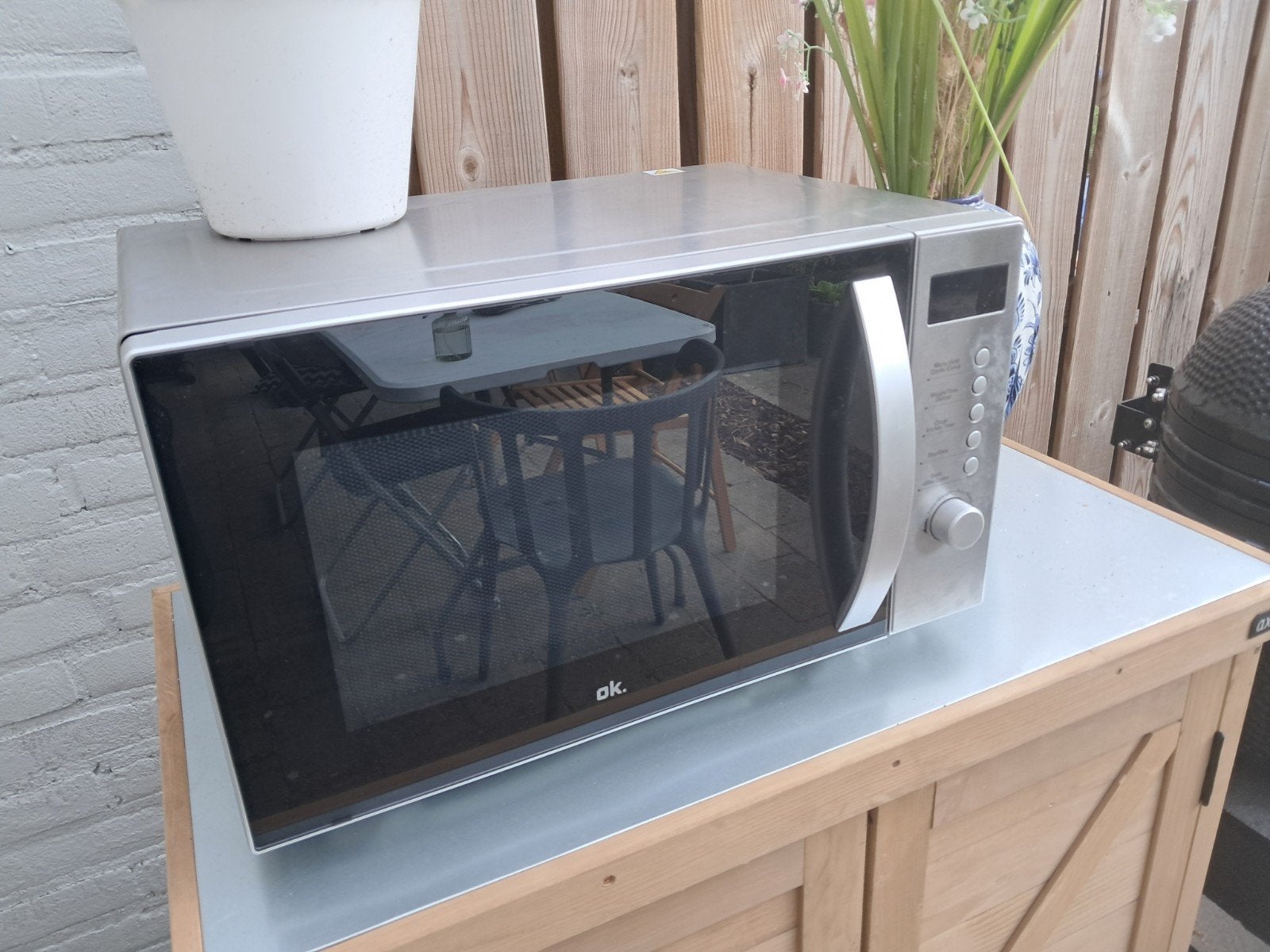 OK. Combimagnetron  met oven, Ophalen