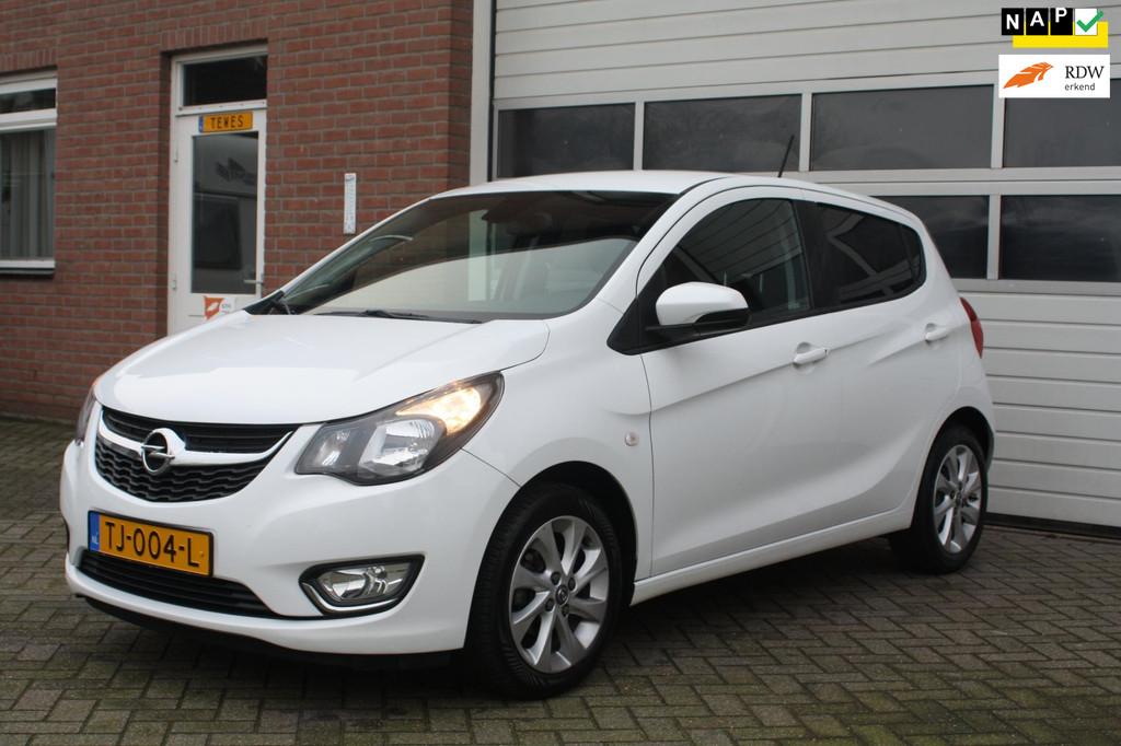 Opel KARL 1.0 ecoFLEX Innovation GARANTIE Clima, Leder, Navi, Auto's, Opel, Voorwielaandrijving, 839 kg, Gebruikt, Wit
