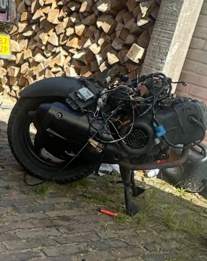 Piaggio Leader 125cc 4-takt blok met kabelboom, Ophalen, Gebruikt, Blok, Piaggio