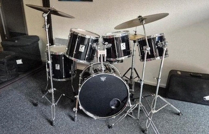 Sonor Force 2000 3000 Drumstel - Compleet en Gebruikt, Muziek en Instrumenten, Drumstellen en Slagwerk, Ophalen, Gebruikt, Sonor