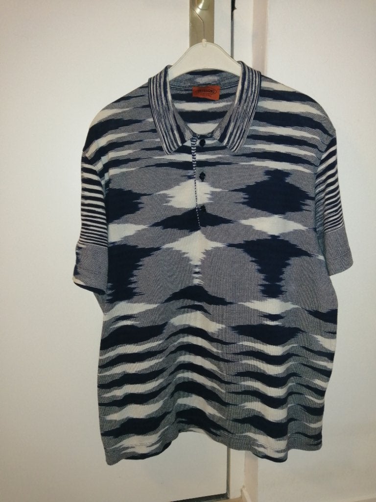 MISSONI  nieuw Poloshirt maat 54  duur Italiaans merk, Maat 52/54 (L), Nieuw, Missoni, Meerkleurig