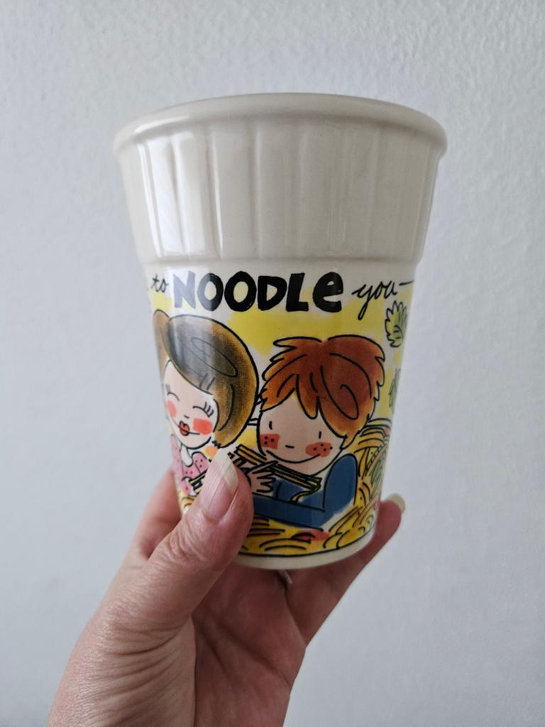 Noodle beker blond amsterdam, Verzamelen, Glas en Borrelglaasjes, Ophalen of Verzenden, Zo goed als nieuw, Overige typen