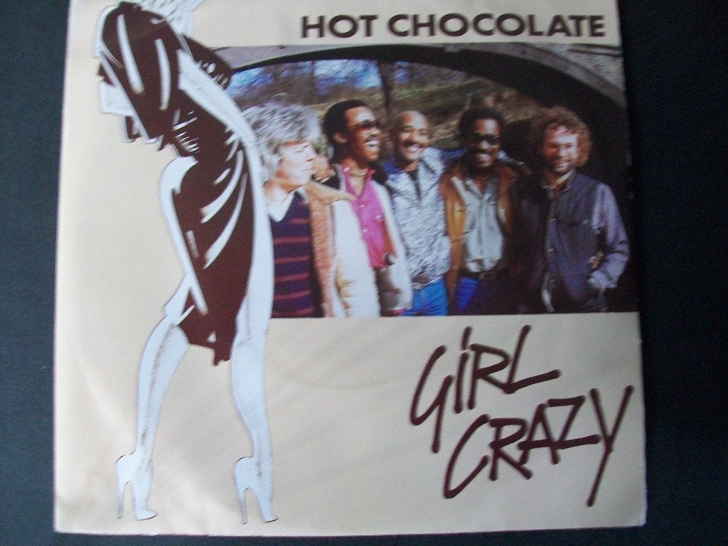 HOT CHOCOLATE met GIRL CRAZY (1982) 7 inch in nieuwstaat, Verzenden, 7 inch, Zo goed als nieuw, Pop