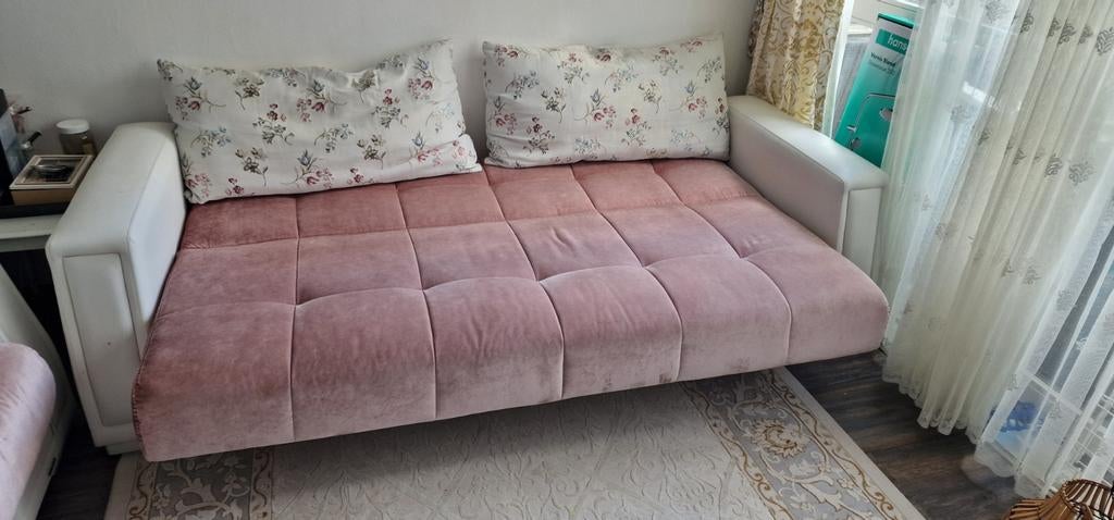 Luxe ISTIKBAL Slaapbank met opbergruimte, Ophalen, Gebruikt, 70 cm of minder, Overige kleuren