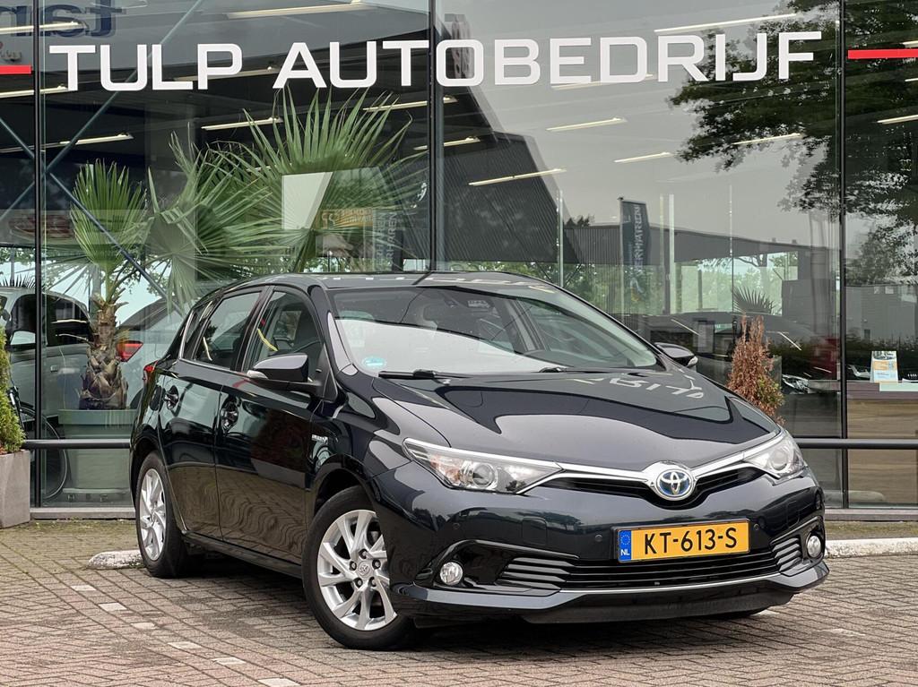 Toyota Auris 1.8 Hybrid Dynamic Clima Cruise Navi NAP, Gebruikt, 4 cilinders, Zwart, Bedrijf